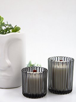 נר גלאס פסים