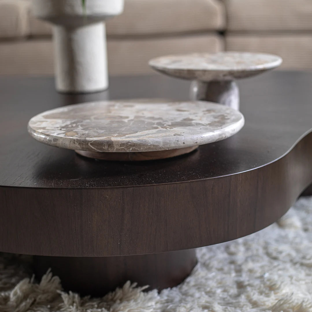 מגש מסתובב מרבל בז