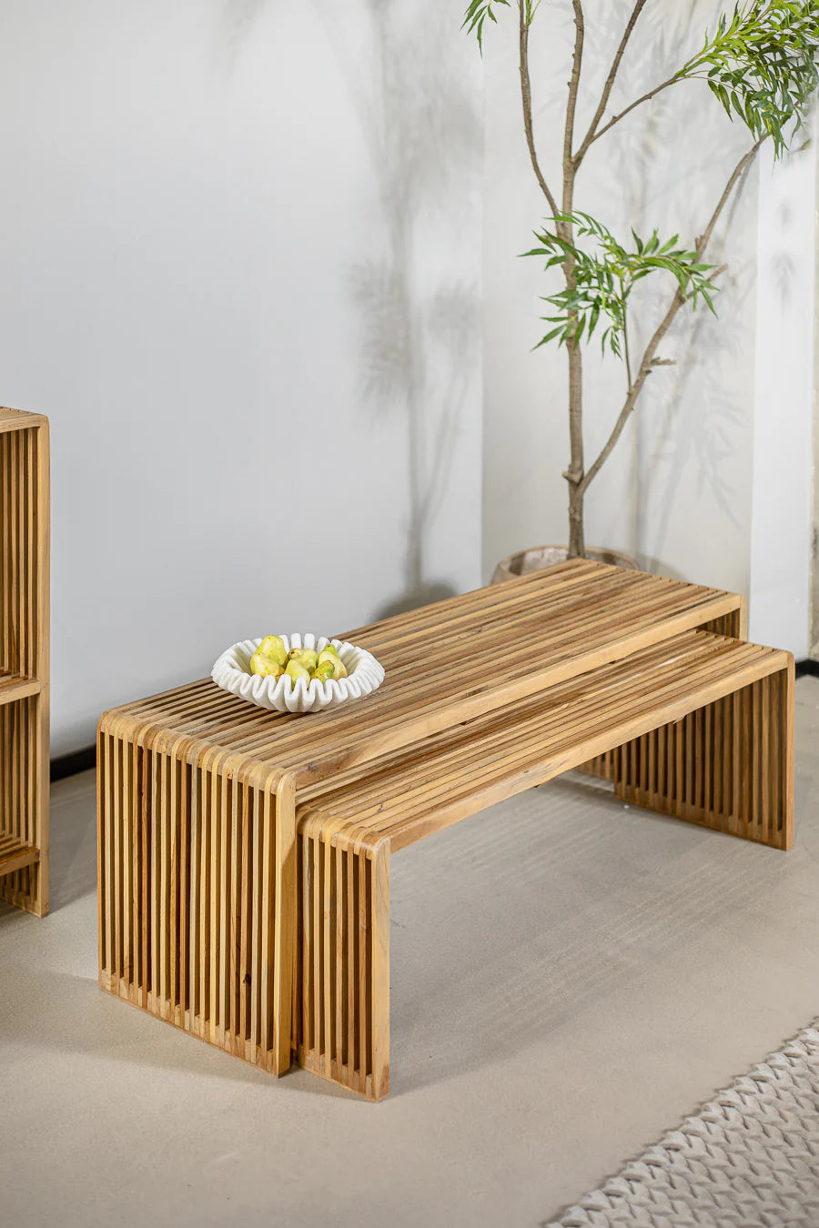 ספסל ריזורט טיק L