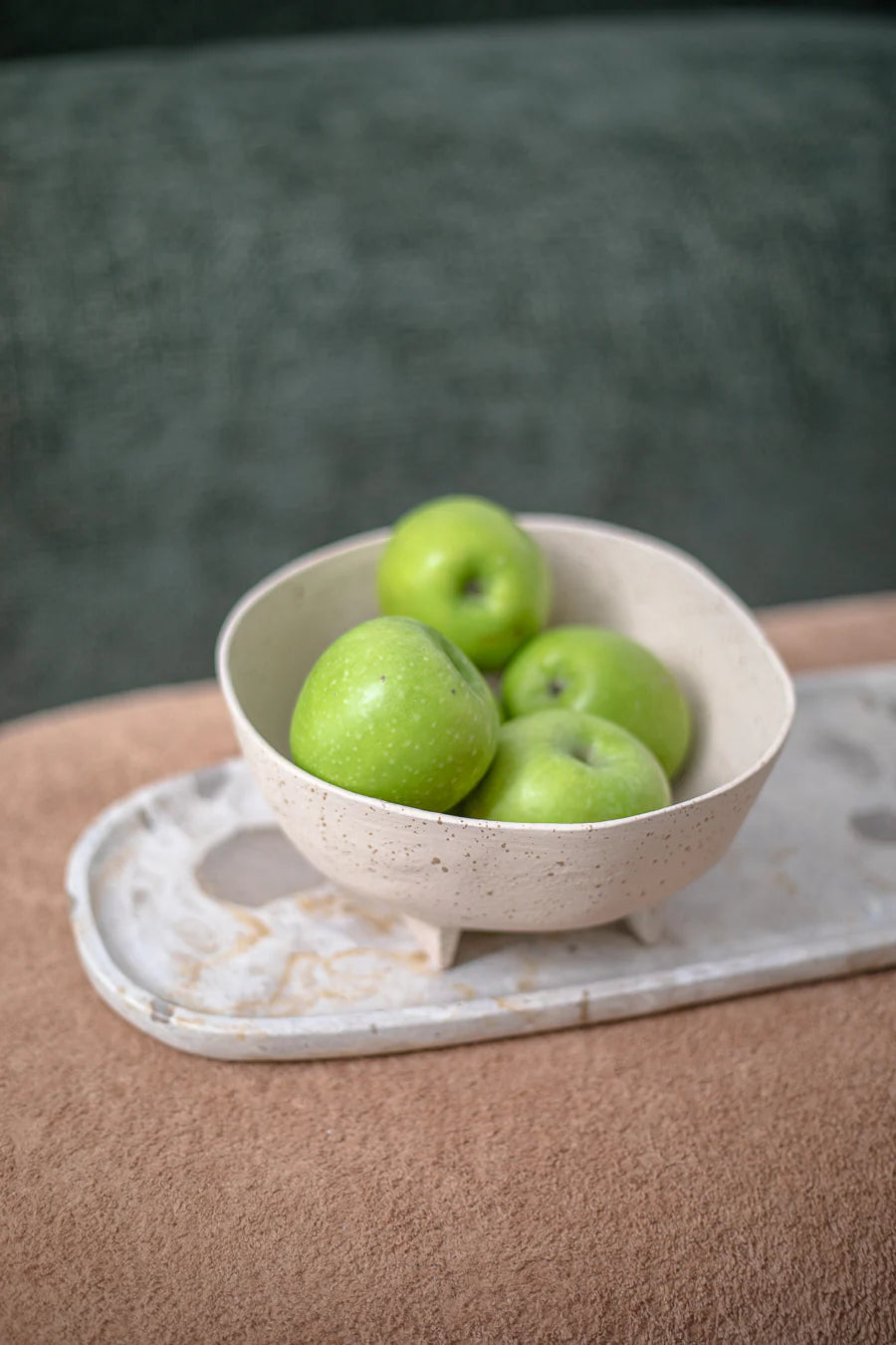 מגש אובאלי מרבל בז