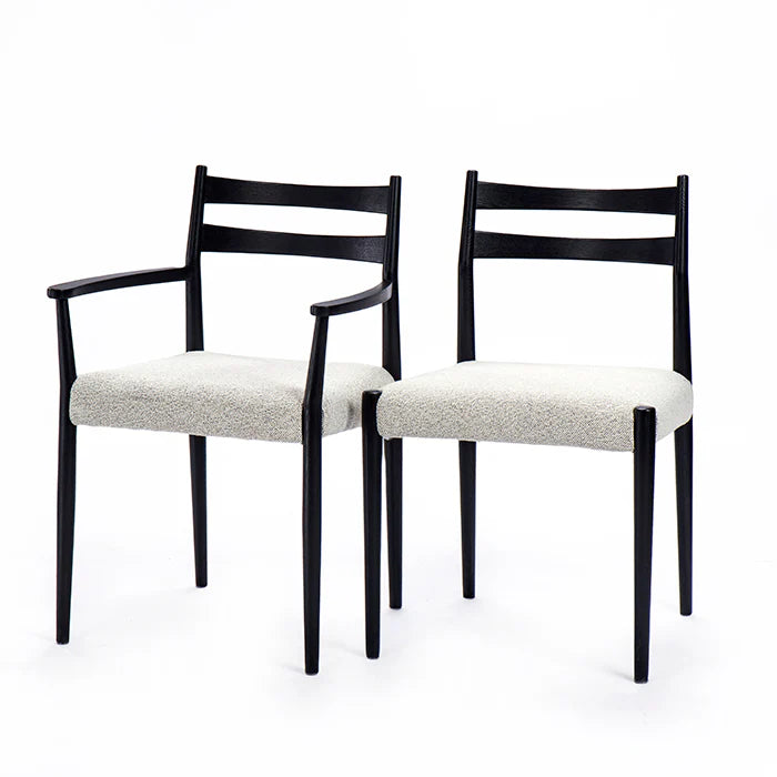 כיסא מרטינה בלאק ידיות