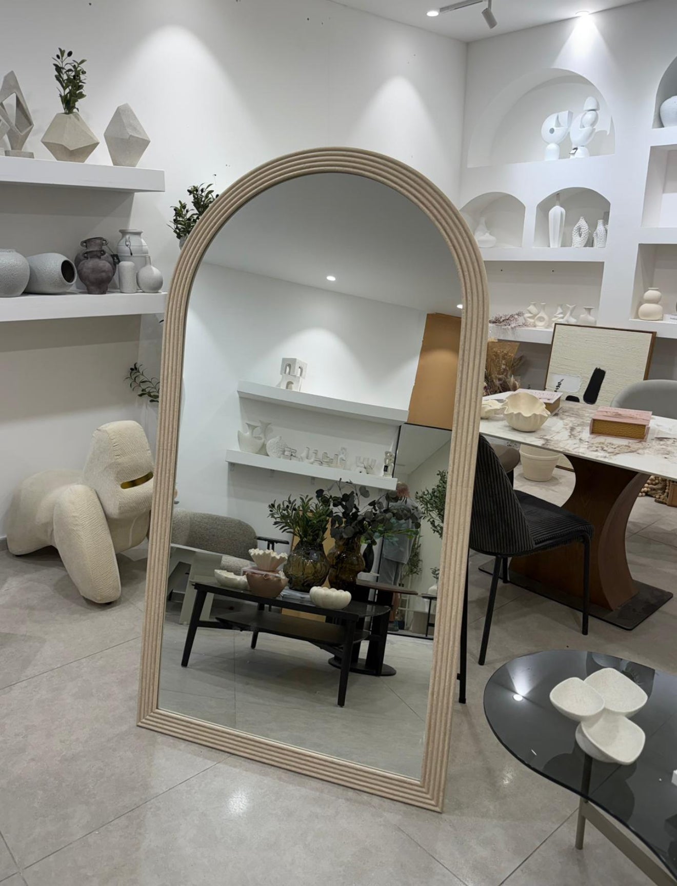 מראה טרוונטין סטון ריף