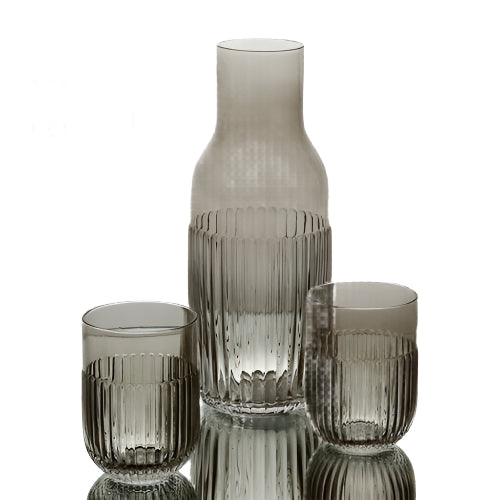 סט קנקן + כוסות גלוסי בלאק