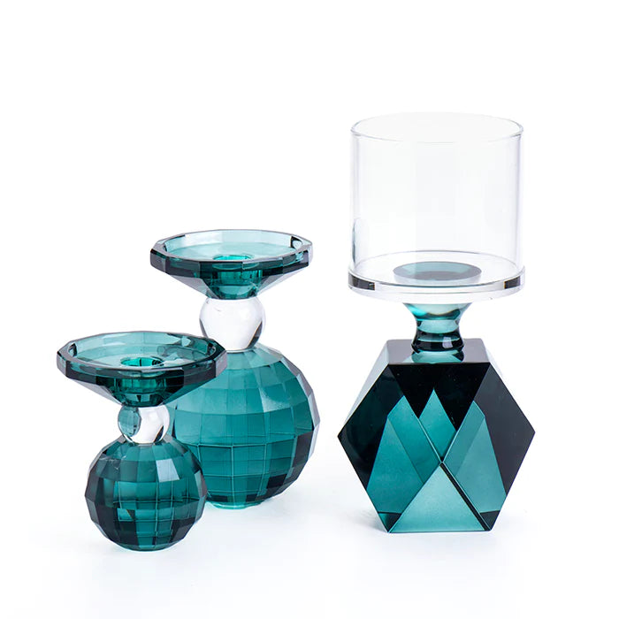 פמוט יהלום עגול בלו