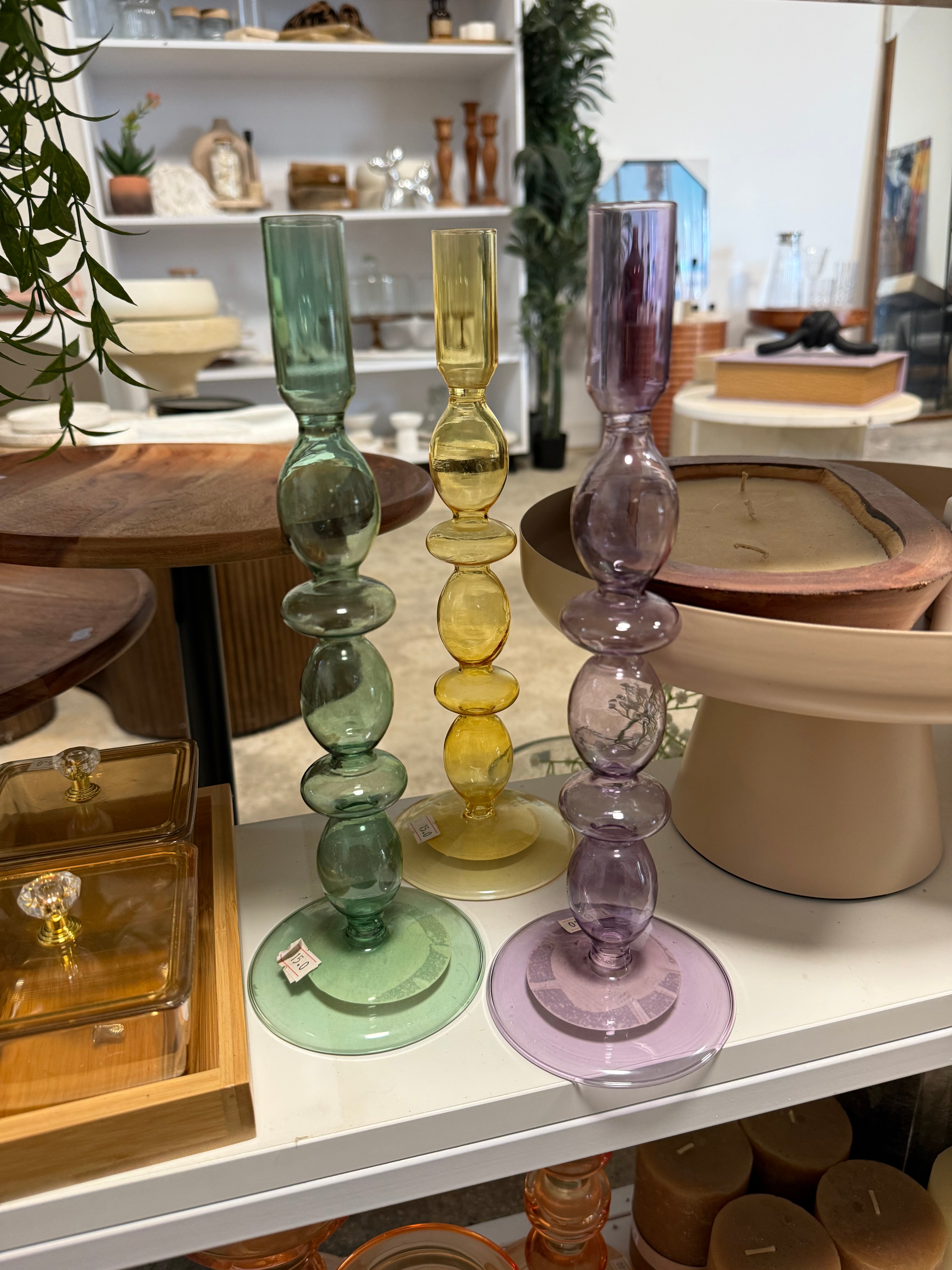 פמוט צבעוני - ירוק