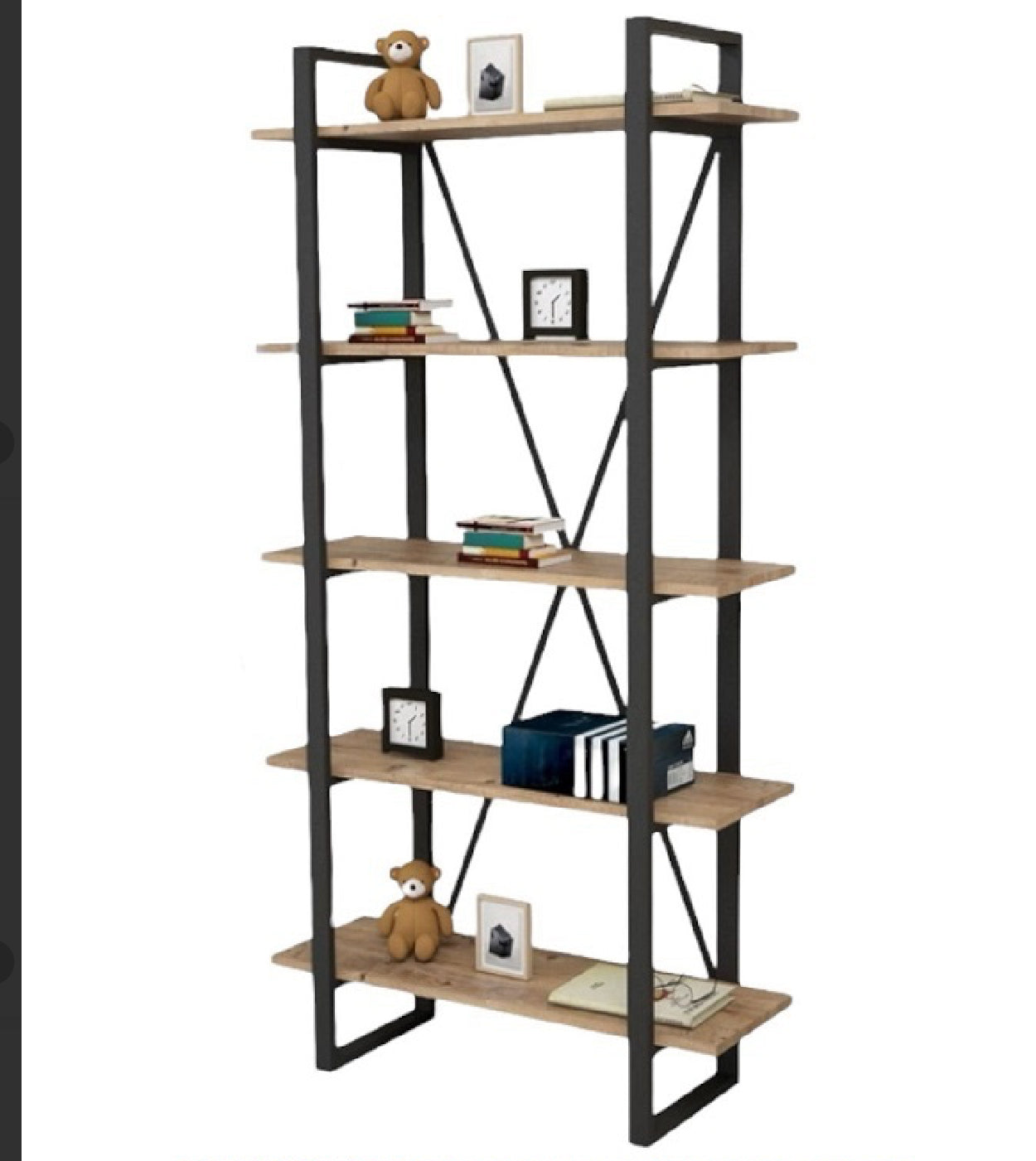 ספרייה מתכת ווד אלו