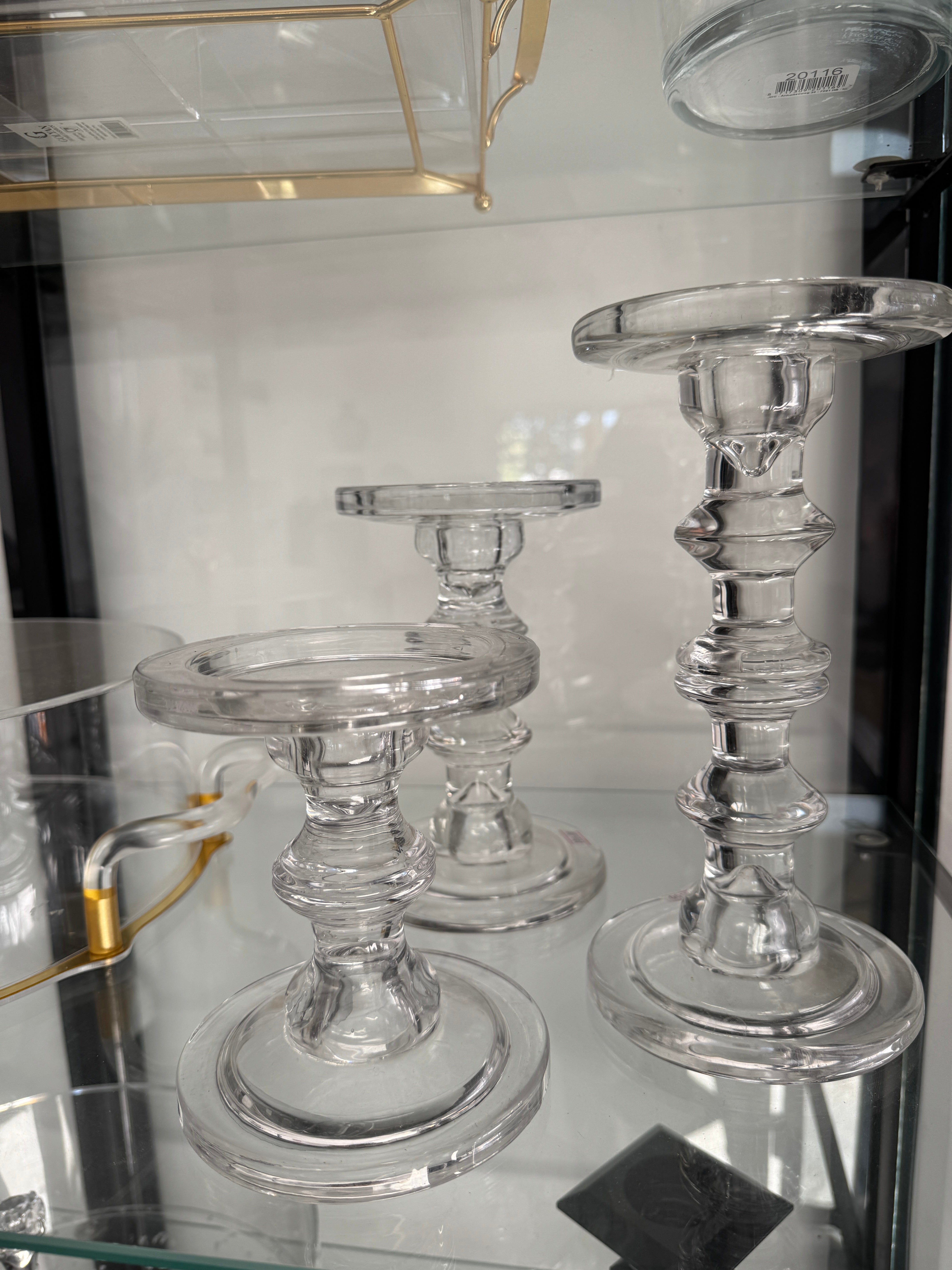 פמוט קליר - שקוף