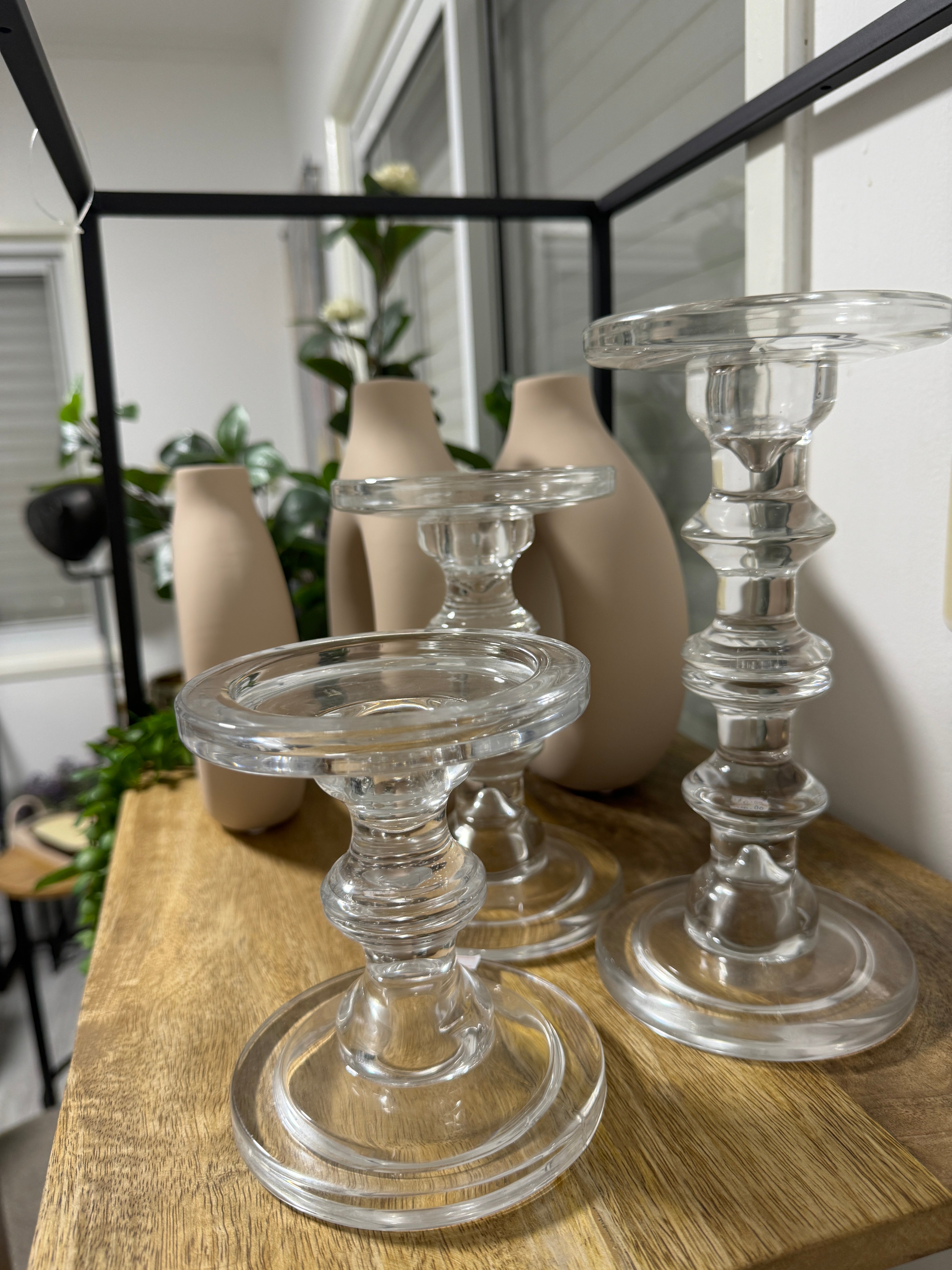 פמוט קליר - שקוף