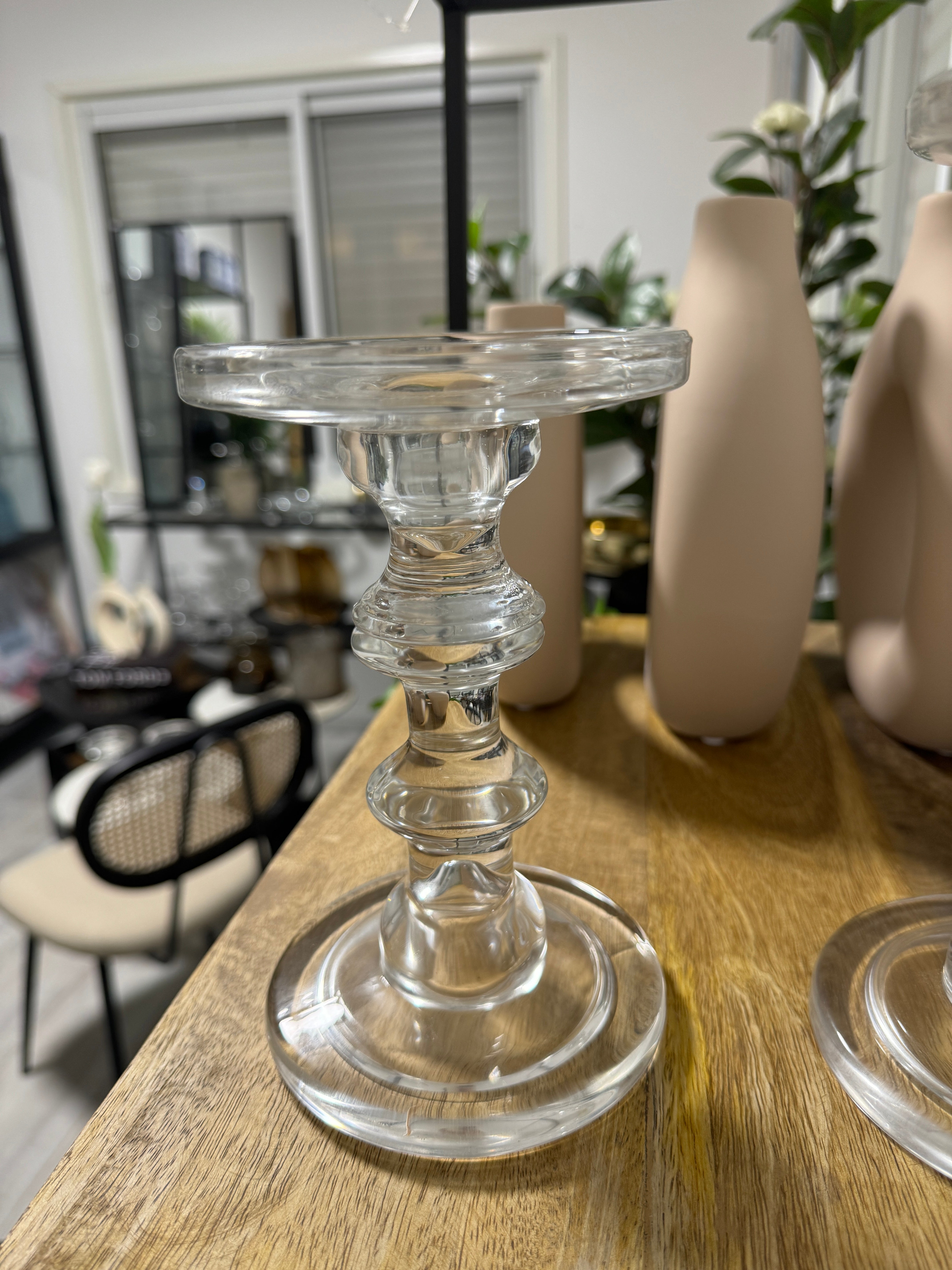 פמוט קליר - שקוף