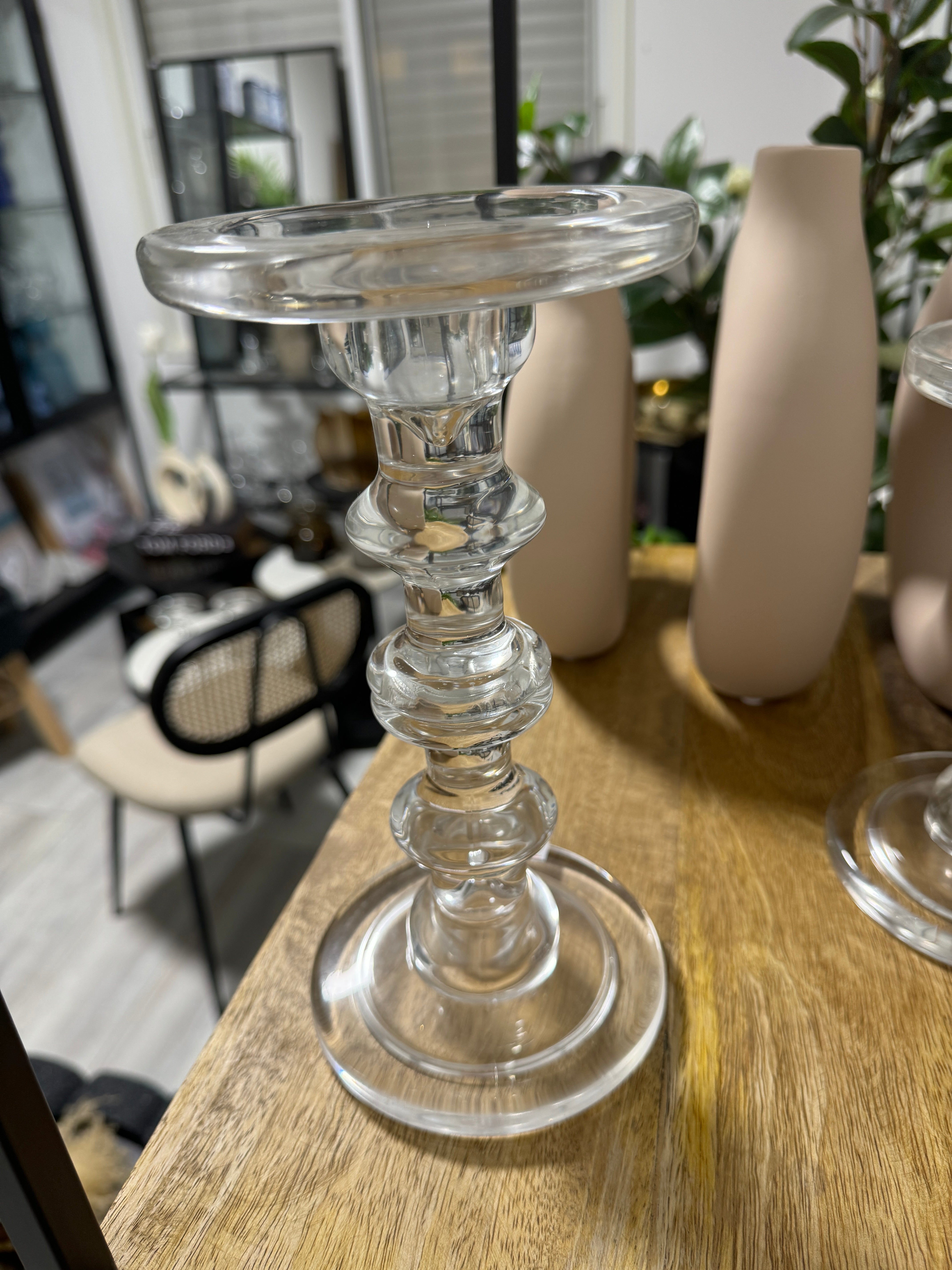 פמוט קליר - שקוף