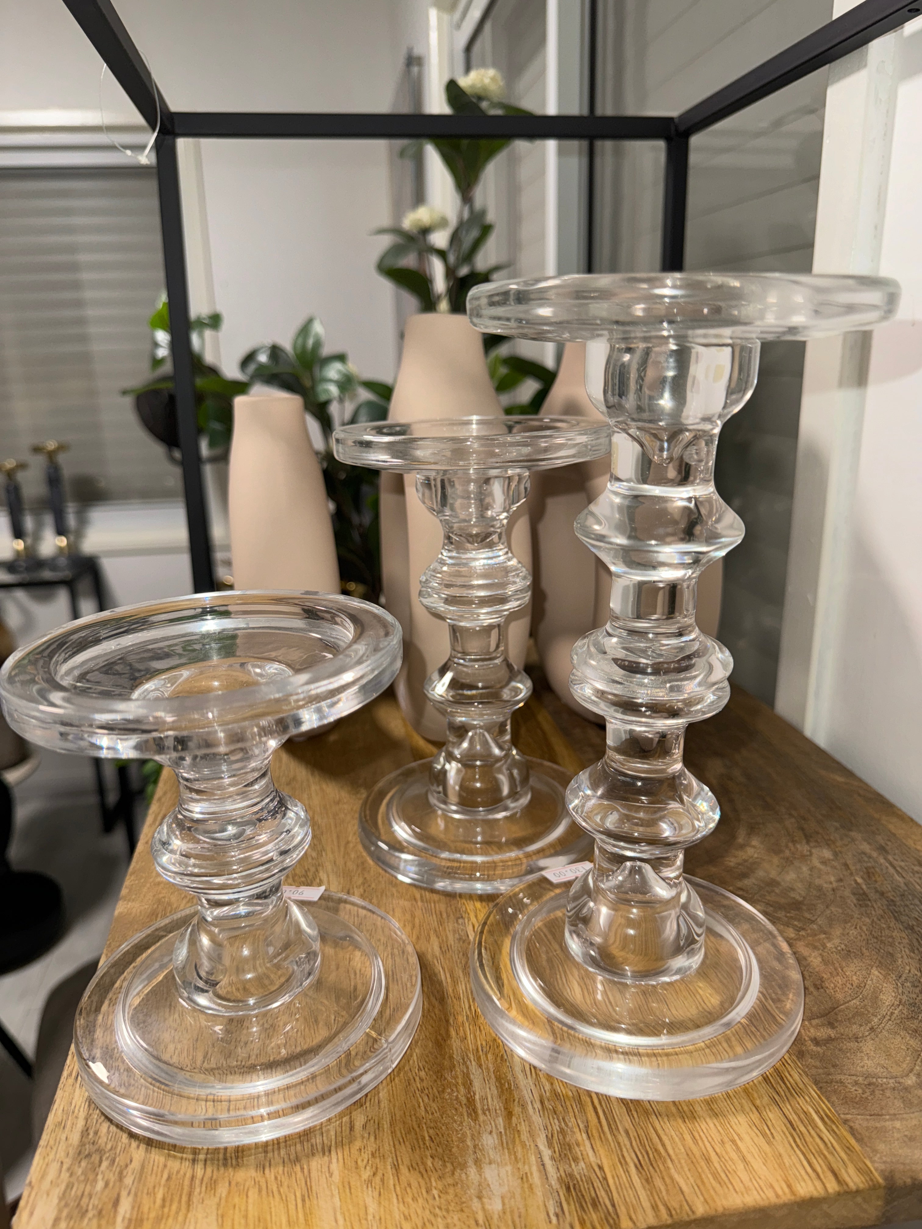 פמוט קליר - שקוף