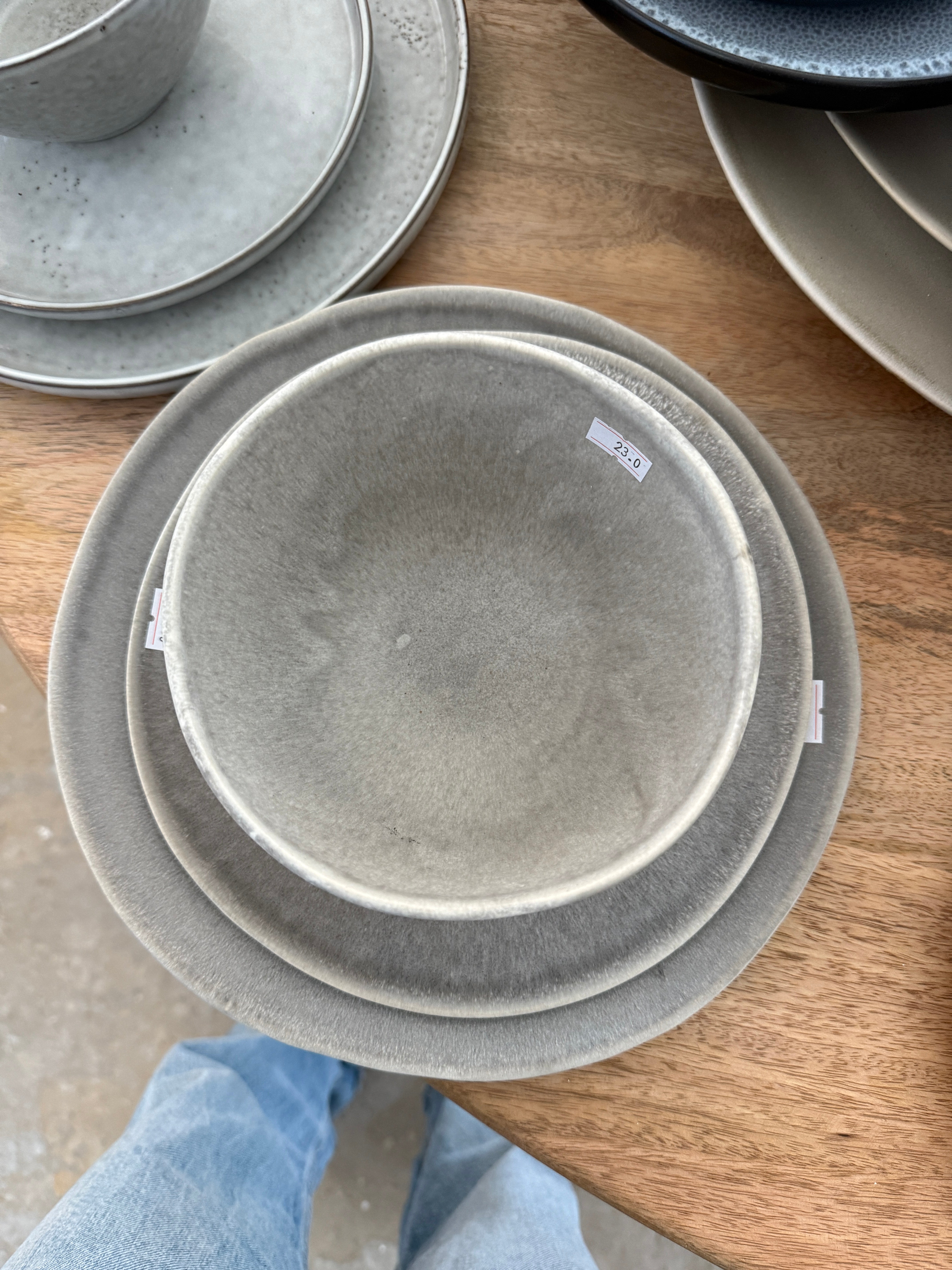 סט צלחות סהרה גריי