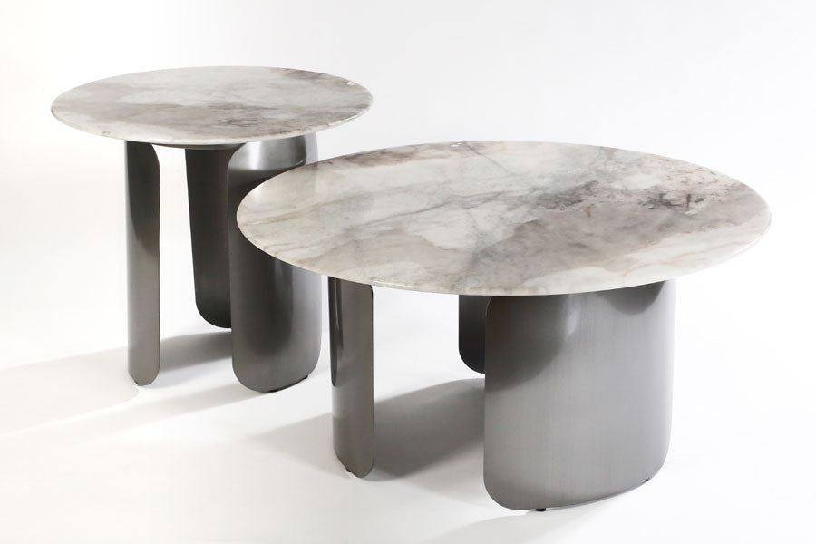 סט שולחנות מרבל גינס