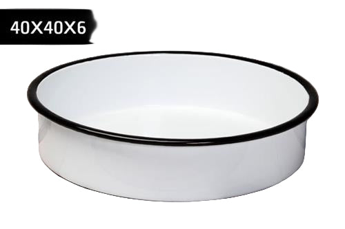 תבנית עגולה אימייל לבן