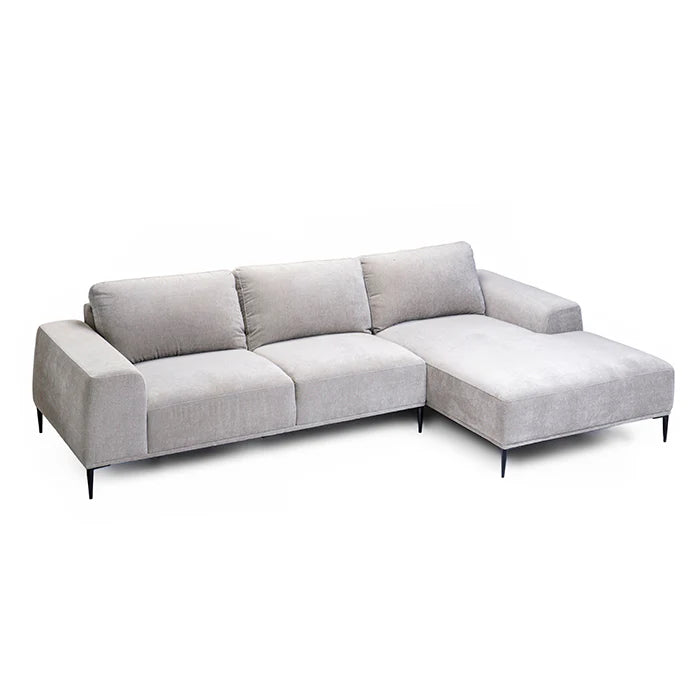 ספה קלואי לייט גריי פינתי