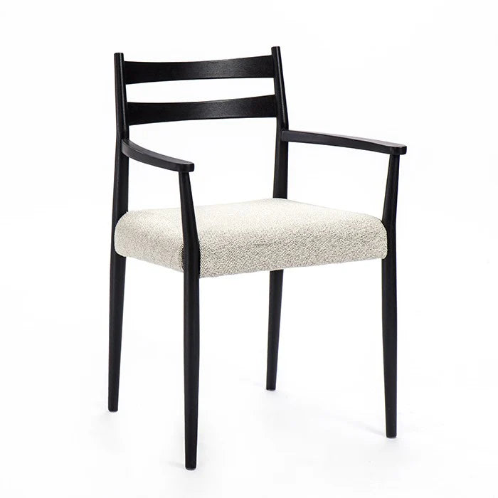 כיסא מרטינה בלאק ידיות