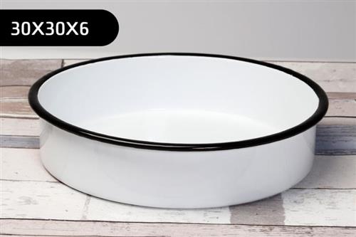 תבנית עגולה אימייל לבן