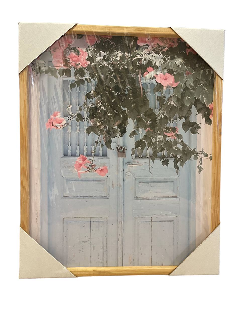 דלת וינטג' כחולה